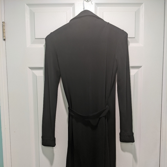 Diana Von Furstenberg Black Wrap Dress - Picture 3 of 7